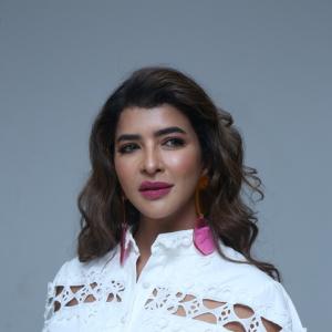 Actress Lakshmi Prasanna Elegant All-White Fashion Portrait