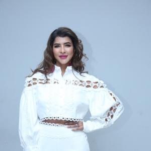 Actress Lakshmi Prasanna Elegant All-White Fashion Portrait