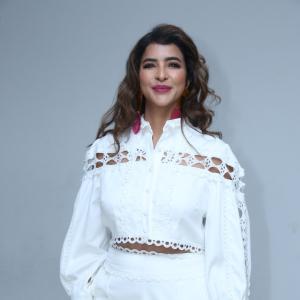 Actress Lakshmi Prasanna Elegant All-White Fashion Portrait