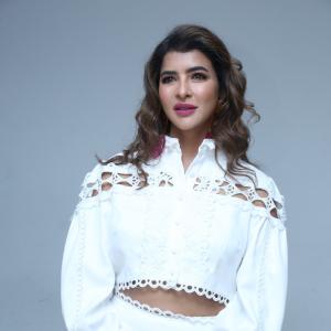 Actress Lakshmi Prasanna Elegant All-White Fashion Portrait