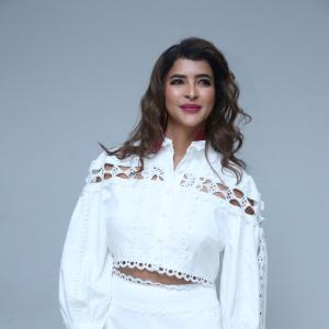 Actress Lakshmi Prasanna Elegant All-White Fashion Portrait