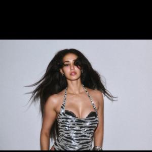 Disha Patani stylish halter neck fashion photoshoot look