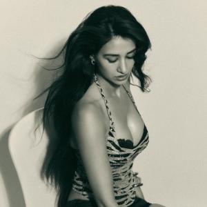 Disha Patani stylish halter neck fashion photoshoot look