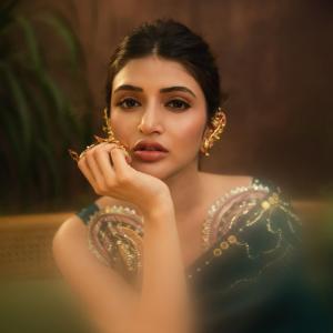 Actress Sreeleela Stunning Emerald Green Fashion Shoot Goes Viral