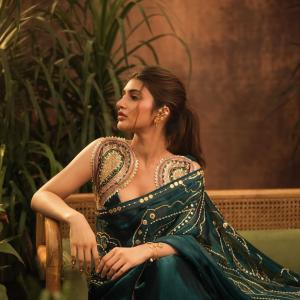 Actress Sreeleela Stunning Emerald Green Fashion Shoot Goes Viral