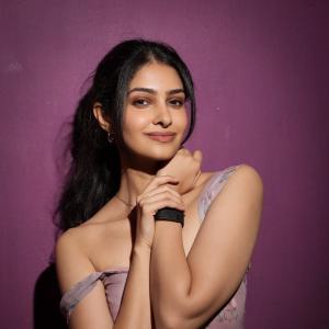 Manasa Varanasi Looks Chic in Mauve Floral Bodycon Dress