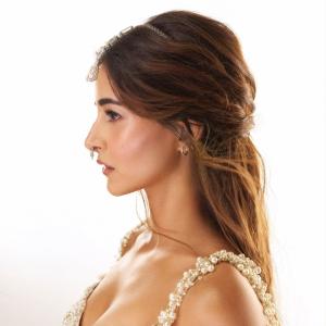 Ananya Panday Shines in an Ivory Embellished Lehenga