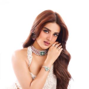 Niddhi Agerwal Shines in an Ivory Embellished Lehenga