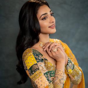 Actress Preity Mukundan Shines in a Mustard Yellow Ensemble