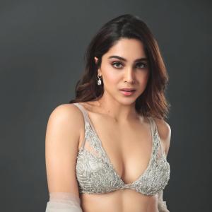 Sharwari Shines in a Stunning Silver Embellished Lehenga