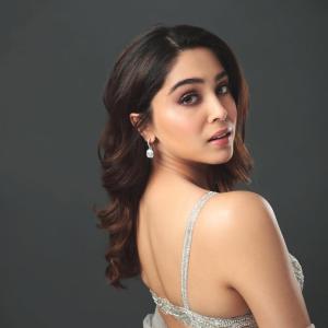 Sharwari Shines in a Stunning Silver Embellished Lehenga