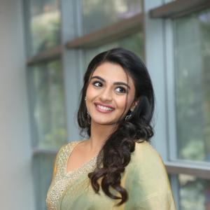 Nayan Sarika Looks Graceful in a Pastel Green Saree