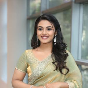Nayan Sarika Looks Graceful in a Pastel Green Saree