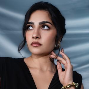 Rukmini Vasanth Stuns in Chic Black Outfit and Gold Jewellery