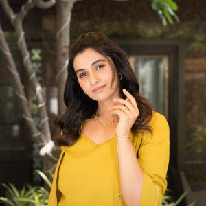 Priya Bhavani Shankar Looks Elegant in Mustard Yellow Outfit