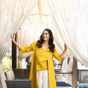 Priya Bhavani Shankar Looks Elegant in Mustard Yellow Outfit