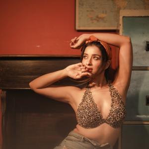 Nyra Benerjee Stuns in Bold Leopard Print and Denim Look