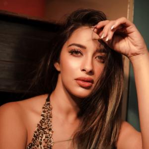 Nyra Benerjee Stuns in Bold Leopard Print and Denim Look