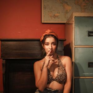 Nyra Benerjee Stuns in Bold Leopard Print and Denim Look