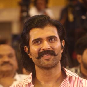 Vijay Deverakonda Impresses in a Rugged Retro Style