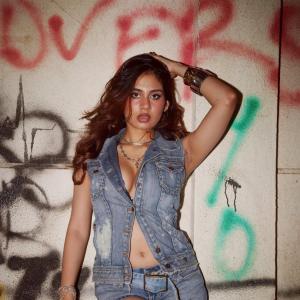 Actress Shrushti Bannatti Rocks Bold Denim-on-Denim Look