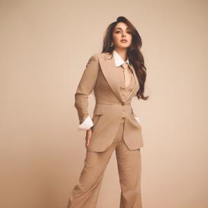 Kiara Advani Nails Power Dressing in a Sleek Beige Suit