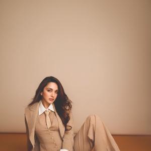 Kiara Advani Nails Power Dressing in a Sleek Beige Suit