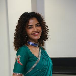 Anupama Parameswaran Looks Stunning in Elegant Teal-Green Saree