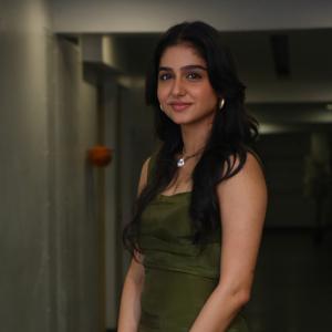 Anaswara Rajan Looks Stunning in Elegant Olive Green Outfit