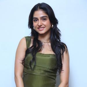 Anaswara Rajan Looks Stunning in Elegant Olive Green Outfit