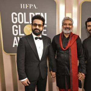RRR Movie Team at Golden Globe Awards