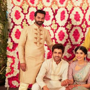 Hero Sharwanand and Rakshita Grand Engagement Ceremony