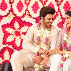Hero Sharwanand and Rakshita Grand Engagement Ceremony