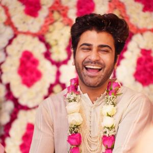 Hero Sharwanand and Rakshita Grand Engagement Ceremony