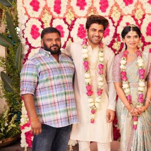 Hero Sharwanand and Rakshita Grand Engagement Ceremony