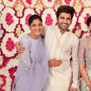 Hero Sharwanand and Rakshita Grand Engagement Ceremony