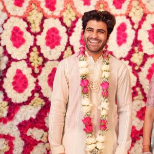 Hero Sharwanand and Rakshita Grand Engagement Ceremony