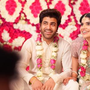 Hero Sharwanand and Rakshita Grand Engagement Ceremony