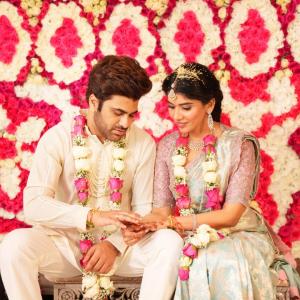 Hero Sharwanand and Rakshita Grand Engagement Ceremony