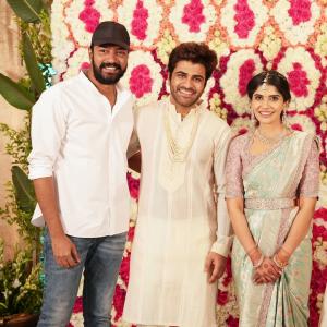 Hero Sharwanand and Rakshita Grand Engagement Ceremony