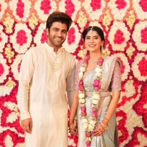 Hero Sharwanand and Rakshita Grand Engagement Ceremony
