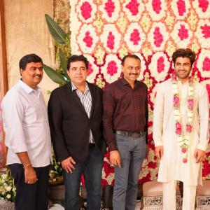 Hero Sharwanand and Rakshita Grand Engagement Ceremony