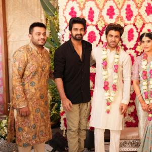 Hero Sharwanand and Rakshita Grand Engagement Ceremony