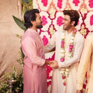 Hero Sharwanand and Rakshita Grand Engagement Ceremony