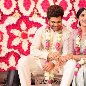 Hero Sharwanand and Rakshita Grand Engagement Ceremony