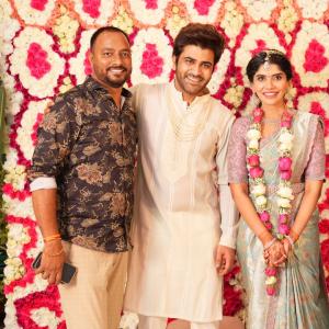 Hero Sharwanand and Rakshita Grand Engagement Ceremony