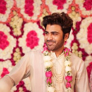 Hero Sharwanand and Rakshita Grand Engagement Ceremony