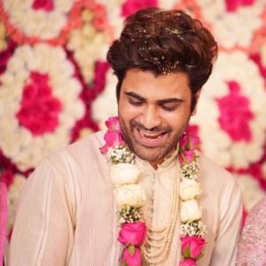 Hero Sharwanand and Rakshita Grand Engagement Ceremony