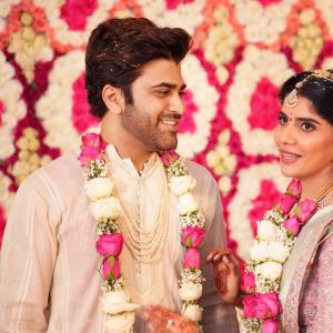 Hero Sharwanand and Rakshita Grand Engagement Ceremony