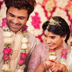 Hero Sharwanand and Rakshita Grand Engagement Ceremony